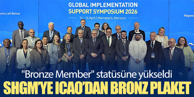 SHGM'ye ICAO'dan bronz plaket