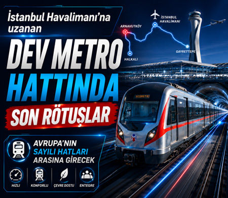 İstanbul Havalimanı metrosu için dev projede sona doğru