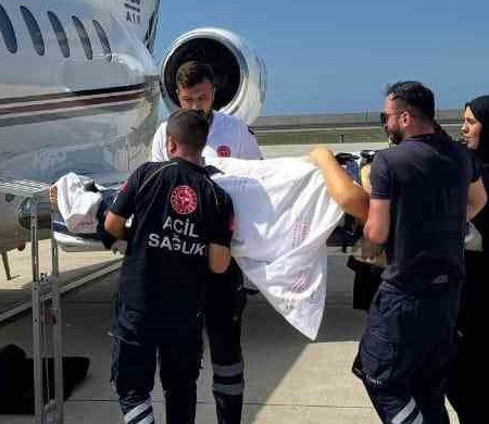 Ambulans uçak 22 yaşındaki hasta için havalandı