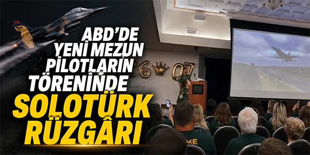 ABD’de Yeni Mezun Pilotların Töreninde SOLOTÜRK Rüzgârı