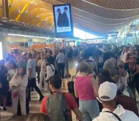 Madrid'de grev krizi