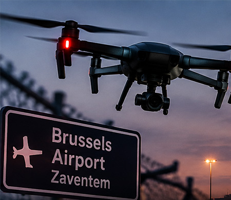 Brüksel Zaventem Havalimanı’nda Peş Peşe Drone Alarmı!