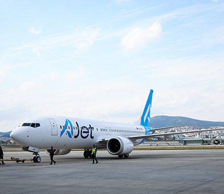 Ajet'in yeni uçağı filoda
