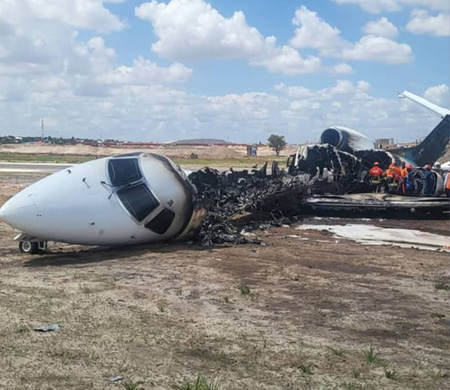Bakanlık Heyetini Taşıyan Uçak İniş Sonrası Küle Döndü!