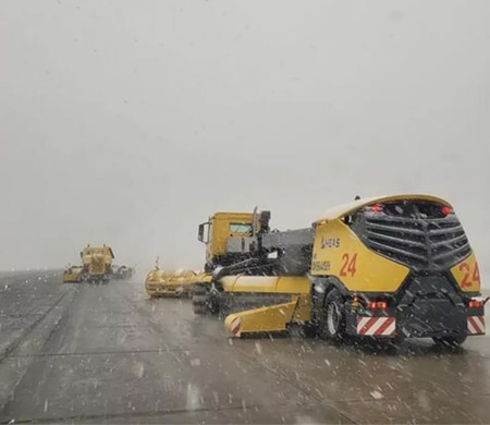 HEAŞ’tan Sabiha Gökçen’de Karla Mücadele Çalışmaları