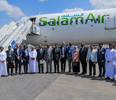 Salam Air, Doğu Afrika'ya İlk Uçuşunu Gerçekleştirdi