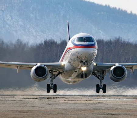 Superjet 100, Yeni Motoruyla İlk Uçuşunu Yaptı