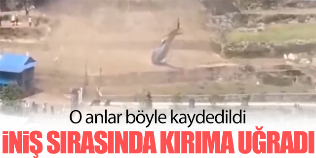 Nepal'de helikopter düştü!