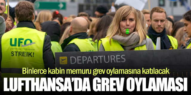 Lufthansa Kabin Memurları İçin Grev Oylaması