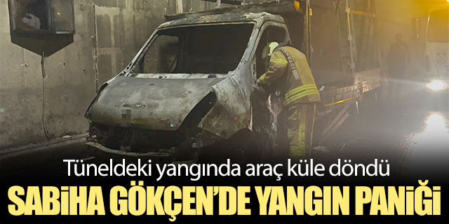 Sabiha Gökçen'de yangın paniği!