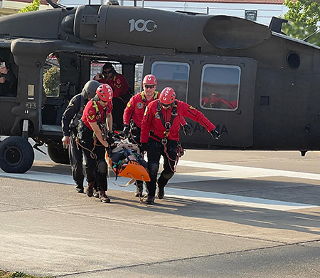 Fethiye'de paraşüt kazası; Askeri helikopter havalandı