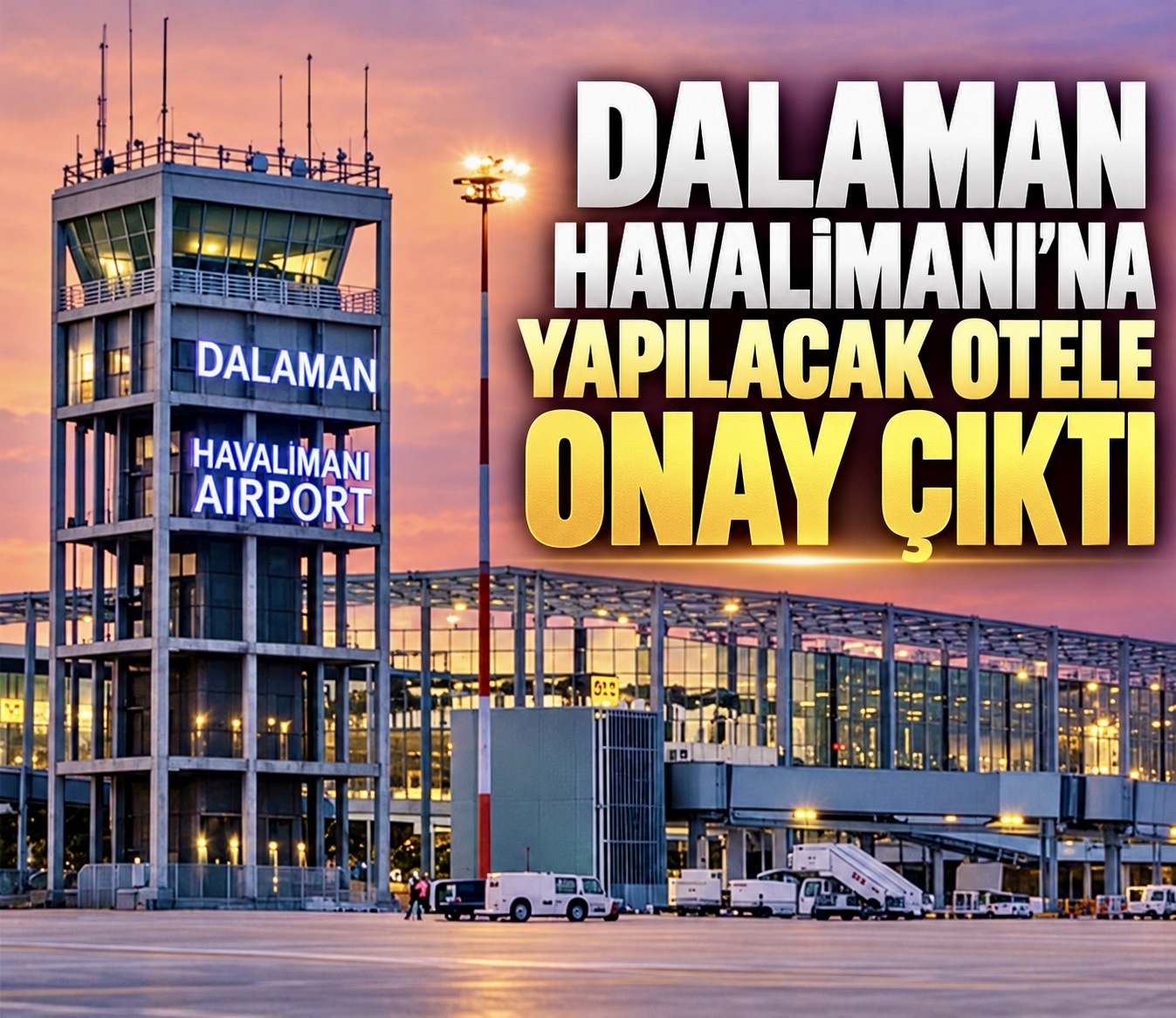 Dalaman Havalimanı’na yapılacak otele onay çıktı