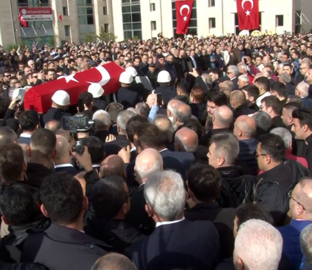 Şehit Pilot Hasan Bahar son yolculuğuna uğurlandı