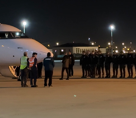 Şehit pilot Hasan Bahar'ın naaşı Türkiye'ye getirildi