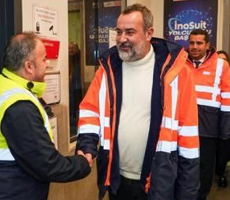 Akyurt, TGS personeliyle bayramlaştı