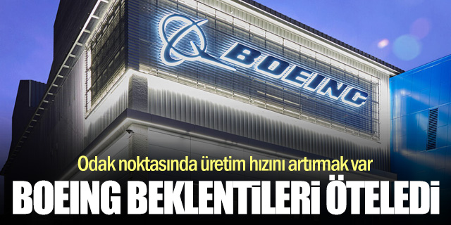 Boeing beklentileri 2027'ye öteledi