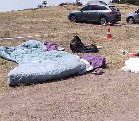 Çorum'da yamaç paraşütü faciası!