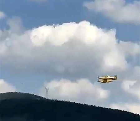 Kütahya'daki orman yangınına 7 helikopter 4 uçakla müdahale