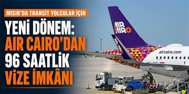 Air Cairo’dan Mısır’da transit yolculara büyük kolaylık!