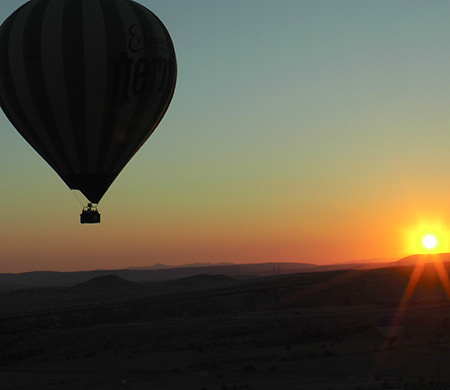 Kapadokya'da balon turları iptal edildi