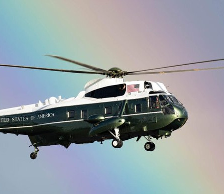 Trump'un helikopteri acil iniş yaptı