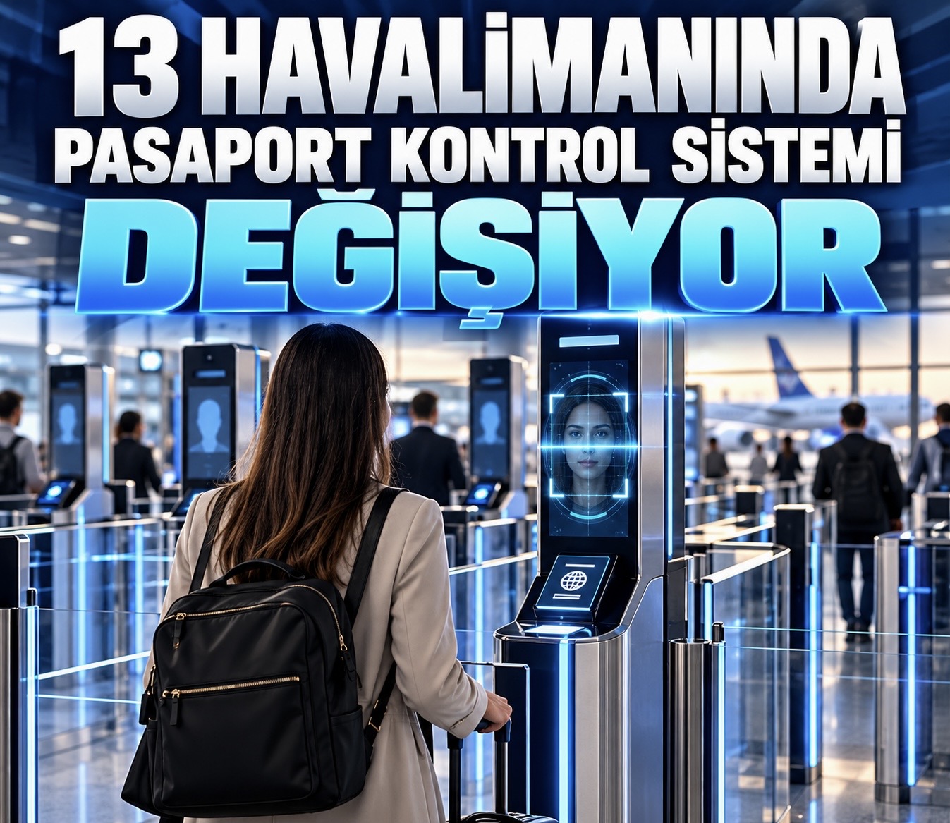 13 havalimanında pasaport kontrol sistemi değişiyor