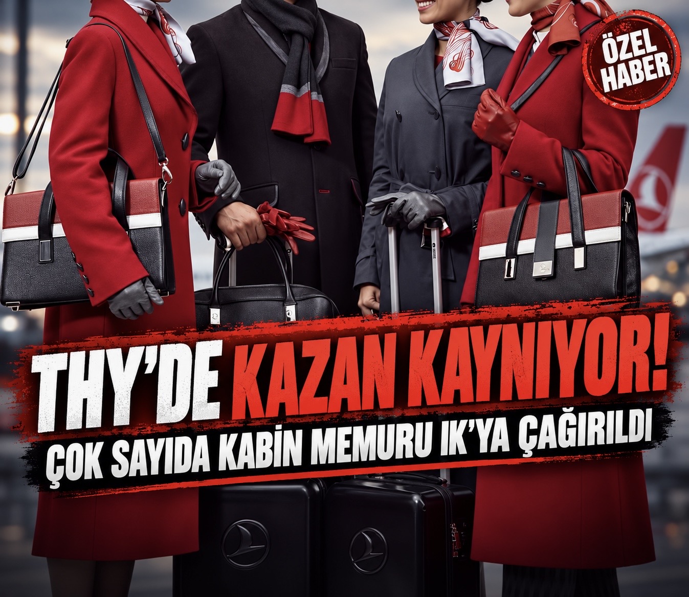 THY’de kazan kaynıyor! Çok sayıda kabin memuru IK’ya çağırıldı