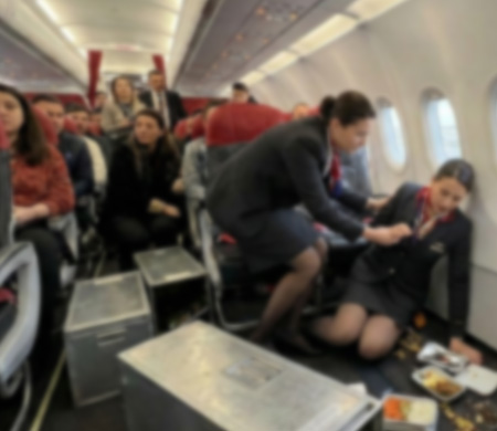 THY uçağında talihsiz kaza!