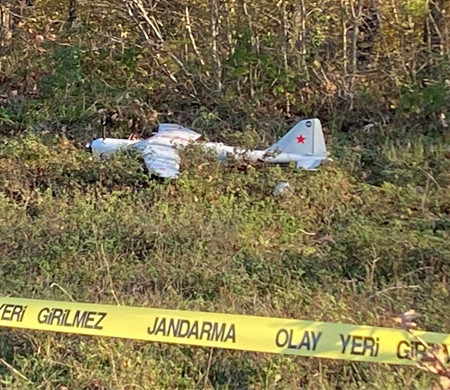 Kocaeli'de düşen İHA paniğe neden oldu