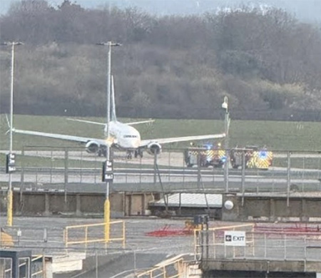 Ryanair uçağında 'duman' paniği!