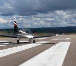 Pilot bozkırın ortasına hava parkı kurdu