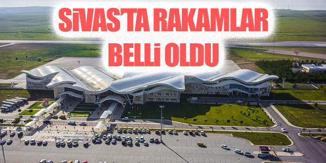 Sivas'ta rakamlar belli oldu
