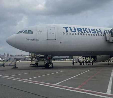 THY uçağı kuş çarpması nedeniyle geri döndü