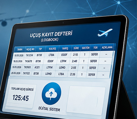 Pilot Uçuş Kayıt Defterinde Dijital Dönem Başlıyor