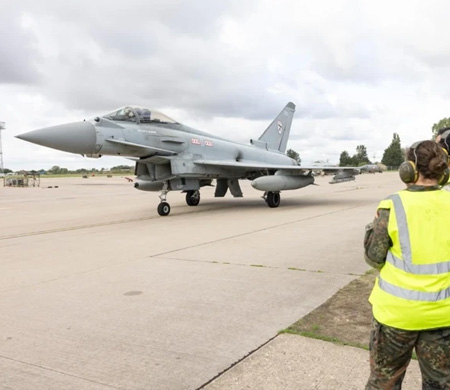 Türkiye’nin Eurofighter mesaisi: İngiltere’de bakım tesisleri incelendi