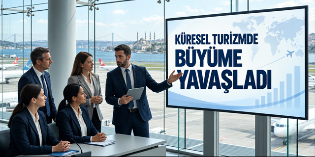 Küresel turizmde büyüme yavaşladı