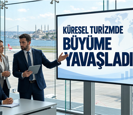 Küresel turizmde büyüme yavaşladı