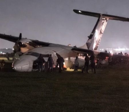 Nairobi’de Dash 8 pistten çıktı: 41 kişi tahliye edildi