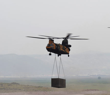 Ankara’da CH-47 Chinook Kazası