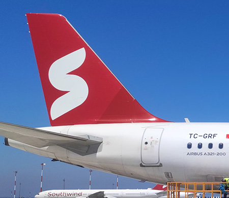 Southwind Havayolları yeni uçağını filosuna kattı