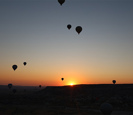 6 ayda 306 bin turist Kapadokya'yı kuş bakışı izledi
