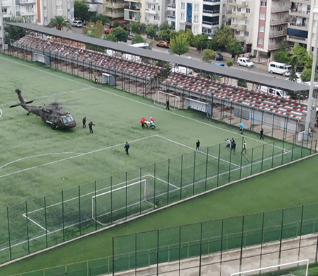 Aydın'da helikopter destekli kurtarma tatbikatı