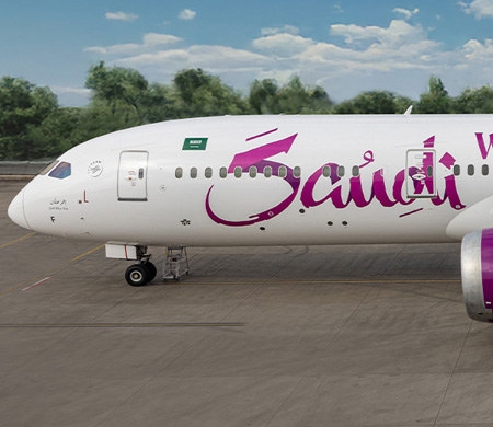 Saudia’dan Turizme Özel Boeing 787-9 Boyaması