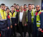 Ahmet Bolat, TGS ekipleriyle bayramlaştı