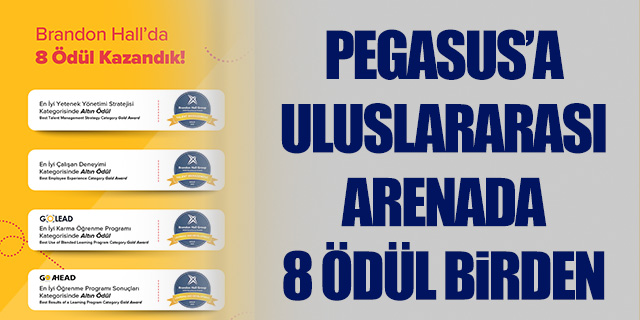Pegasus'a 8 ödül birden