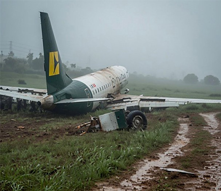 Pistten Çıkmıştı: Enugu Air Uçağında Fren Sistemi Detayı