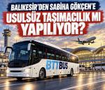 Balıkesir’de Ulaşımda Çifte Standart İddiası: Kamu Gücü Rekabeti mi Engelliyor?