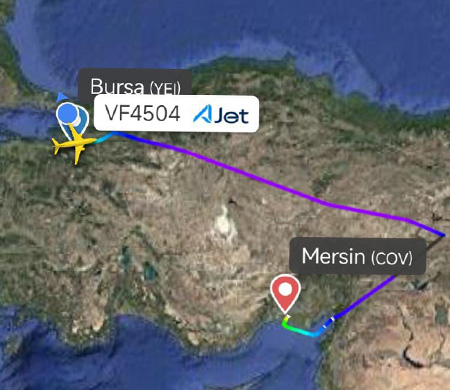Ajet uçağı divert etti; Yolcular otobüslerle yollarda kaldı!