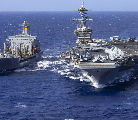 Uçak Gemisi Saldırı Grubu Ortadoğu Yolunda