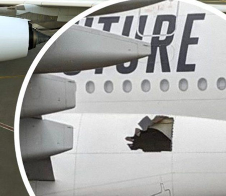 Savaş nedeniyle yolcu uçakları hasar gördü!